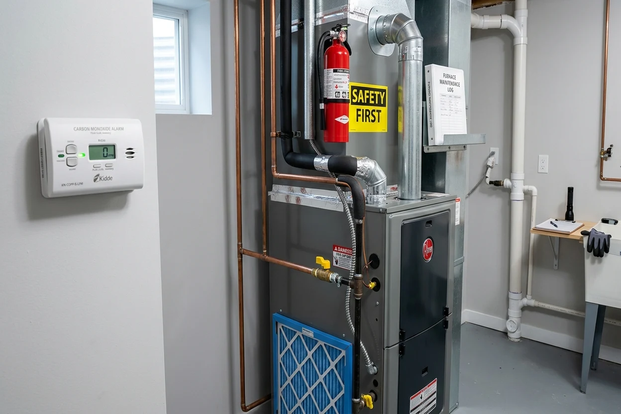 Gas line safety testing